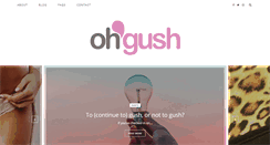 Desktop Screenshot of ohgush.com