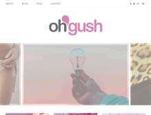 Tablet Screenshot of ohgush.com